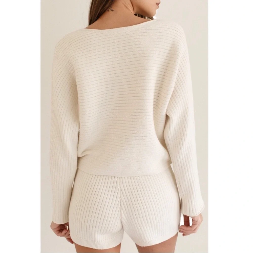 REFORMATION Cort Ribbed Shorts - Picture 5 of 11